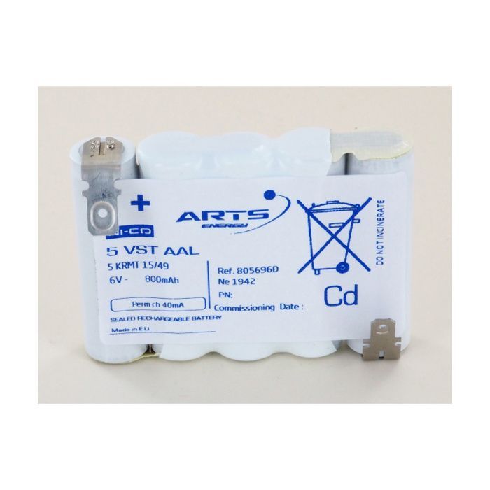 Batteries type Arts 6V 800mAh 5 VST AAL 805696