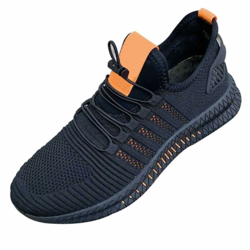 Scarpe da ginnastica da uomo alla moda in mesh, casual, con lacci, leggere, vulcanizzate.