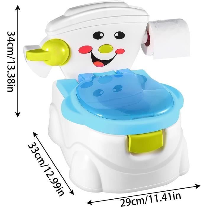 Pot Bebe Toilette Toilettes D'Entraînement Toilet Siège D'Entraînement 3 En 1 Avec Protection Contre Les Éclaboussures Pour