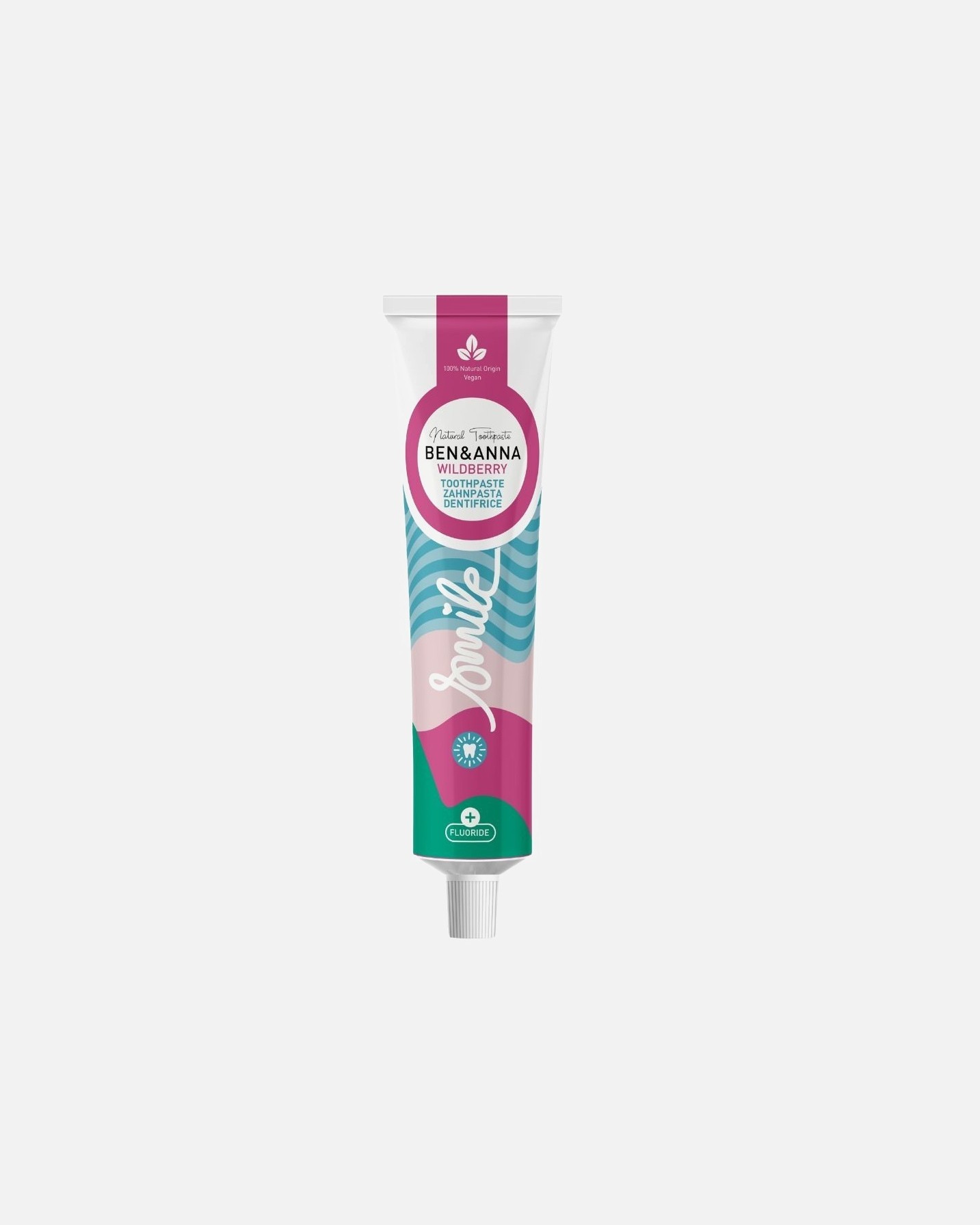 Ben & Anna Smile dječja pasta za zube s fluoridom i šumskim voćem - 75 ml