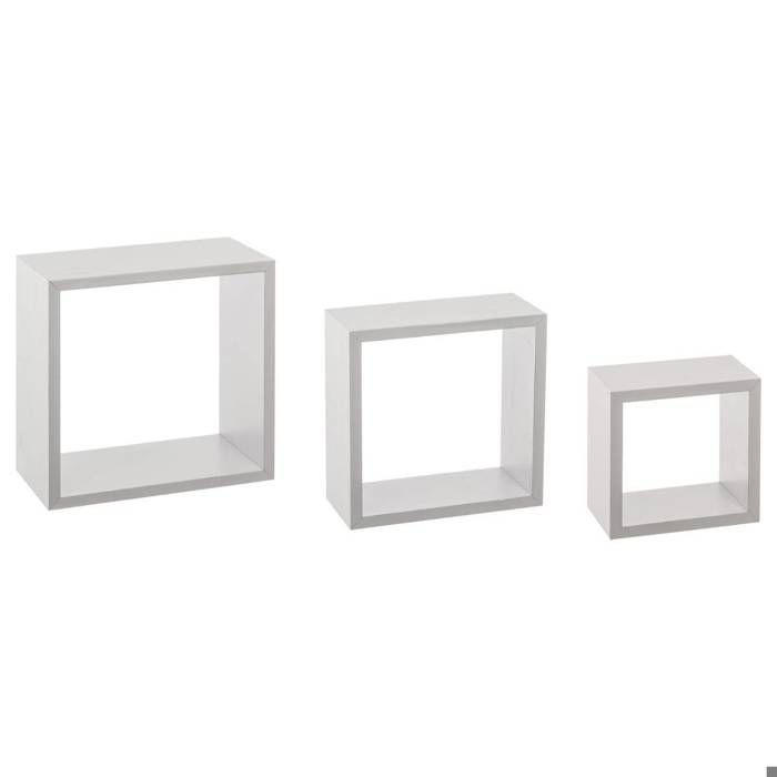estantes de pared cúbicos pequeños 