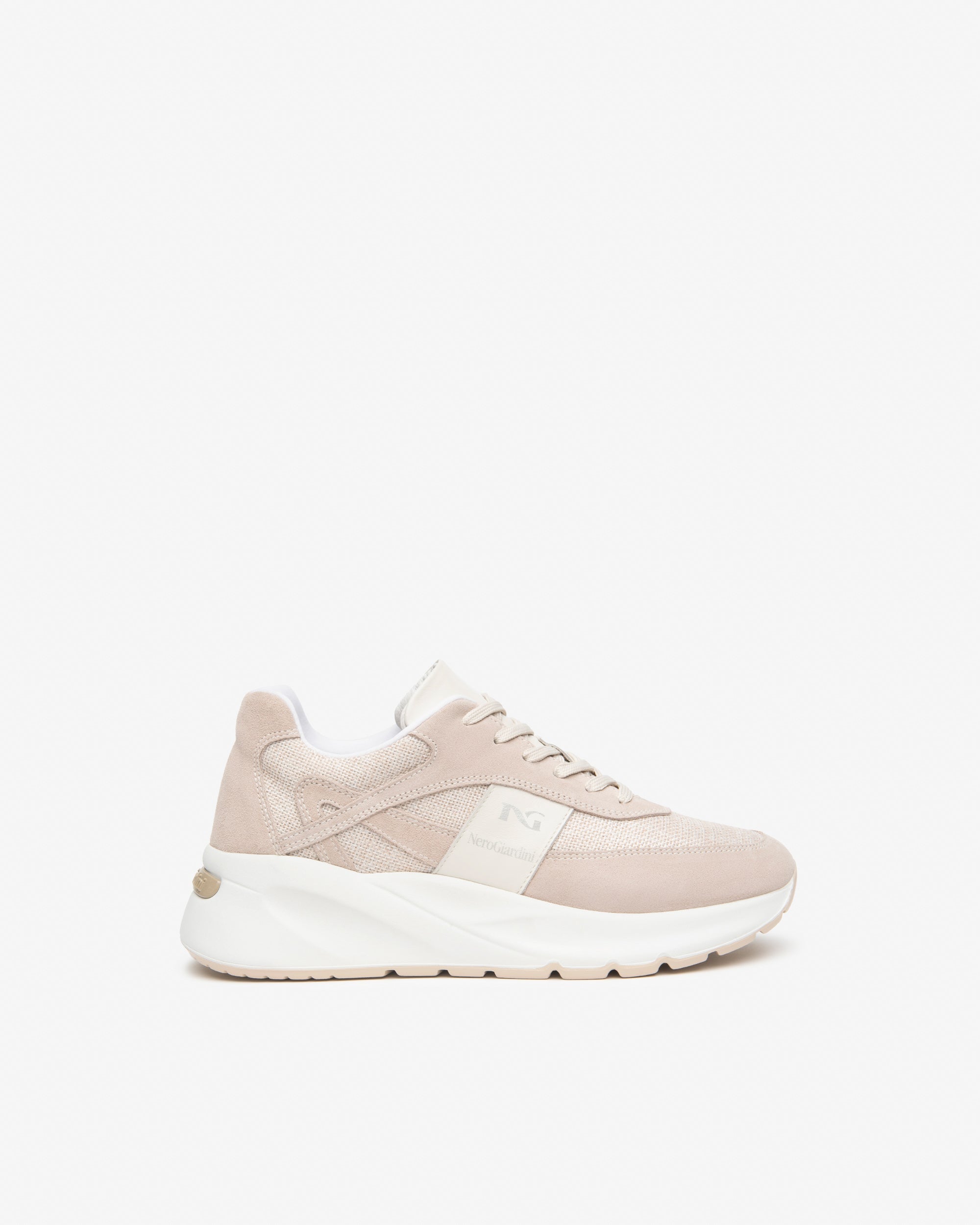  Damen-Sneaker aus Wildleder und Stoff