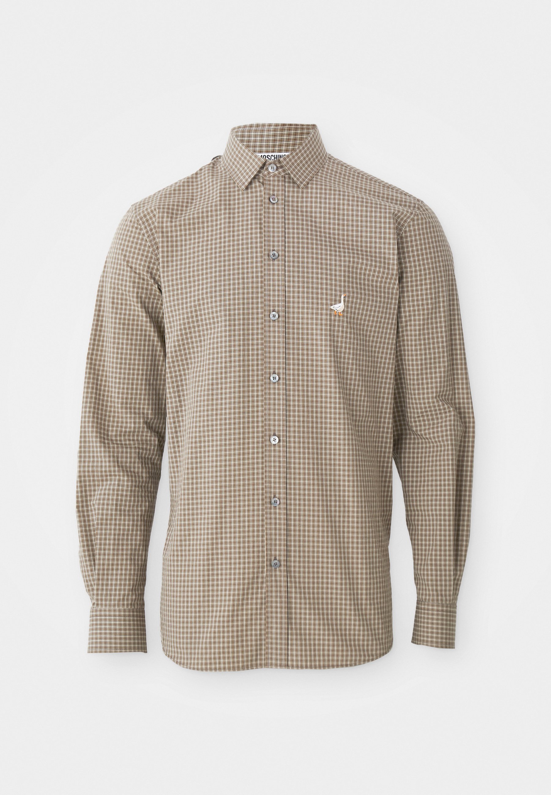 Chemise MOSCHINO BRODÉE À L'OIE - beige multicolore