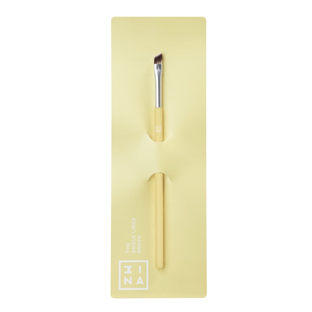 Accesoriu de machiaj 3INA: Pensulă pentru contur de ochi unghiulară – 1 bucată