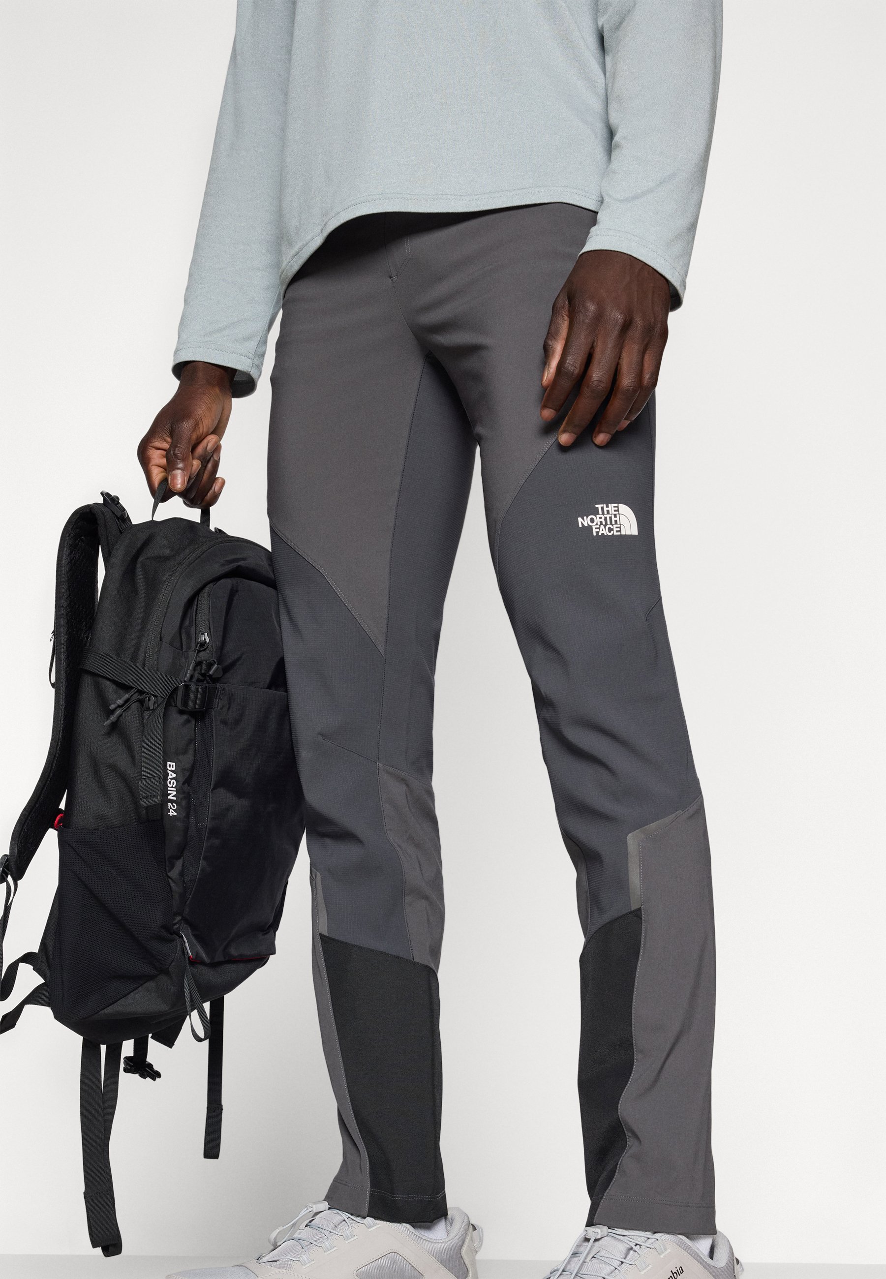Pantaloni The North Face DAWN TURN - Pantaloni da esterno - grigio antracite/grigio asfalto/nero