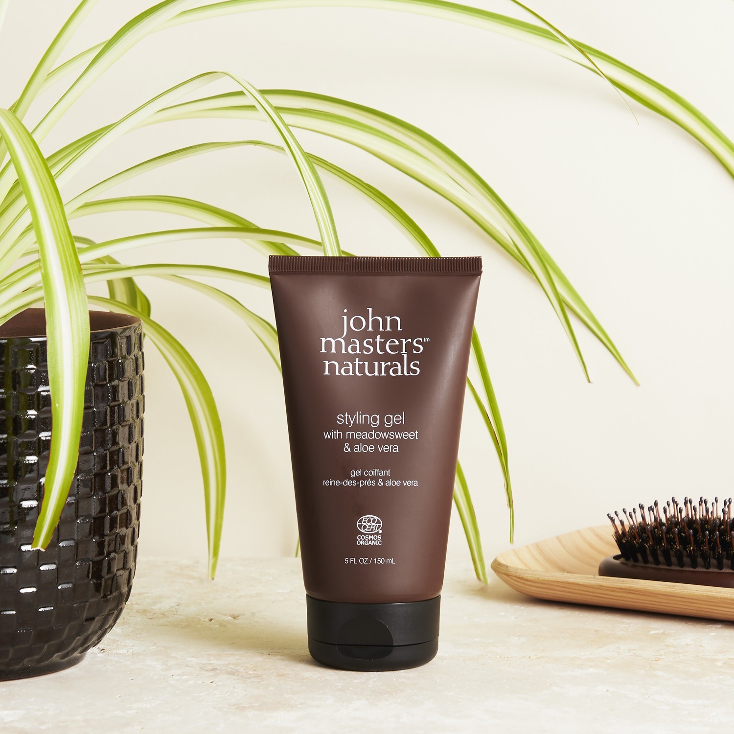 John Masters Organics Gel coiffant à la reine-des-prés & aloe vera