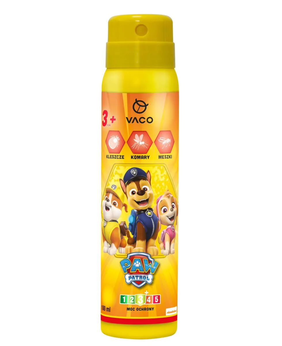 Vaco Psi Patrol od 36 m - Spray dla dzieci na komary, kleszcze i meszki 100 ml