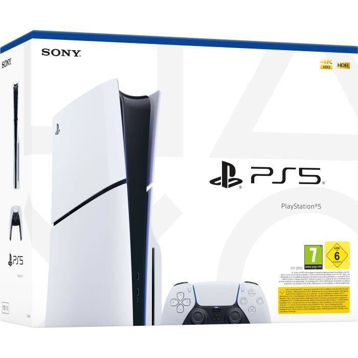 Console PlayStation 5 - Edition Standard (Modèle Slim avec lecteur CD)