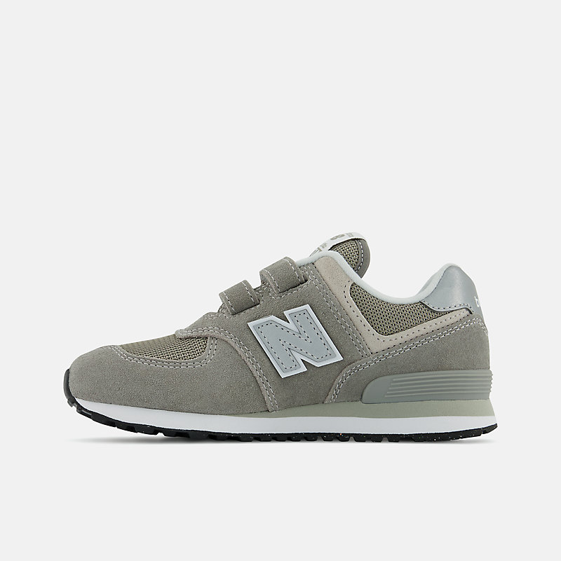 Adesivo infantil com velcro 574 Core – Cinza com branco