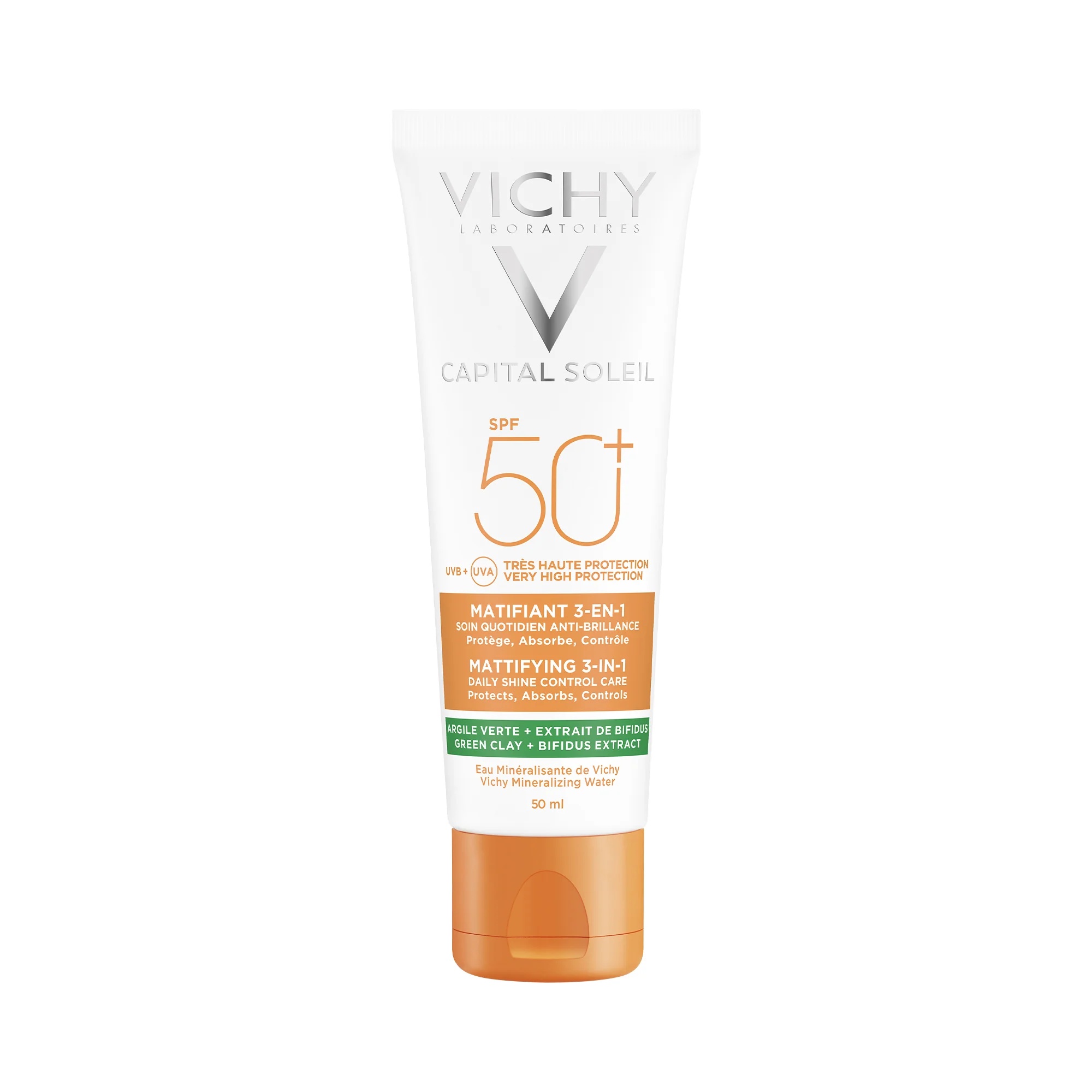 VICHY Vichy Capital Soleil Matterende Crème SPF 50+ 50 ml Vette huid