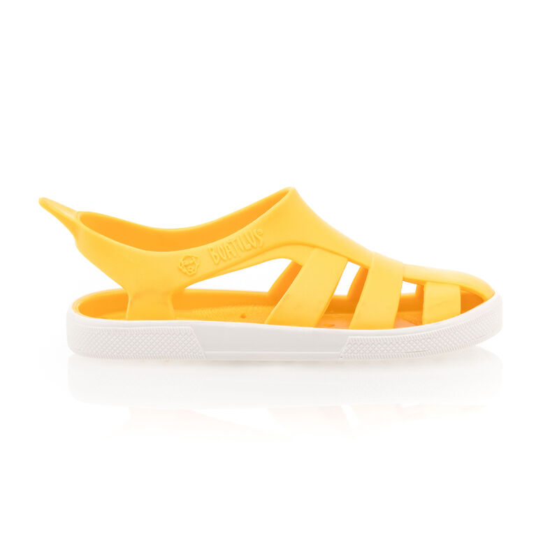 Chanclas/sandalias de dedo amarillas para niño