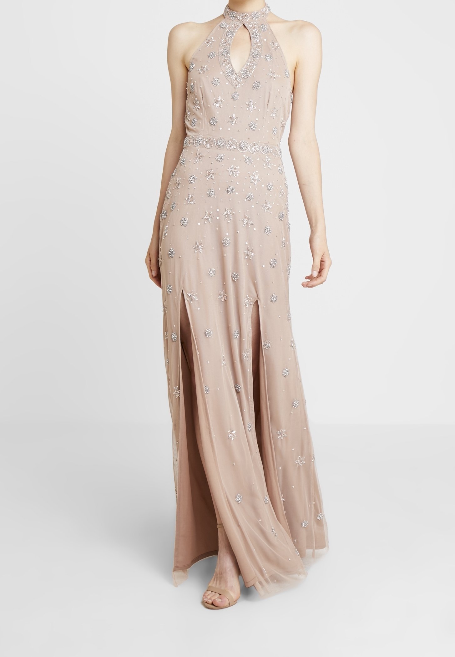 Maya Deluxe Festtagsmode – Taupe