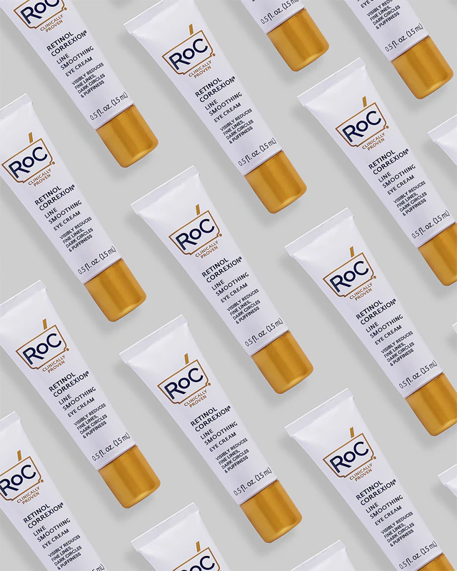 Creme para Olhos Antirrugas e Suavizante de Linhas de Expressão RoC Retinol Correxion