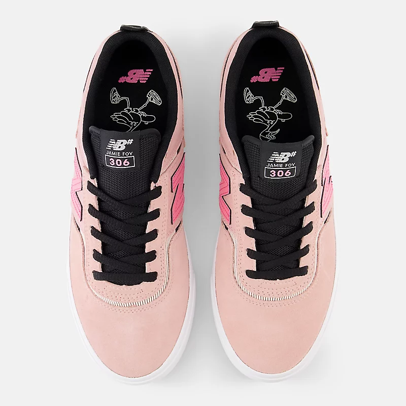Męski NB Numeric Jamie Foy 306 - różowy z czarnym