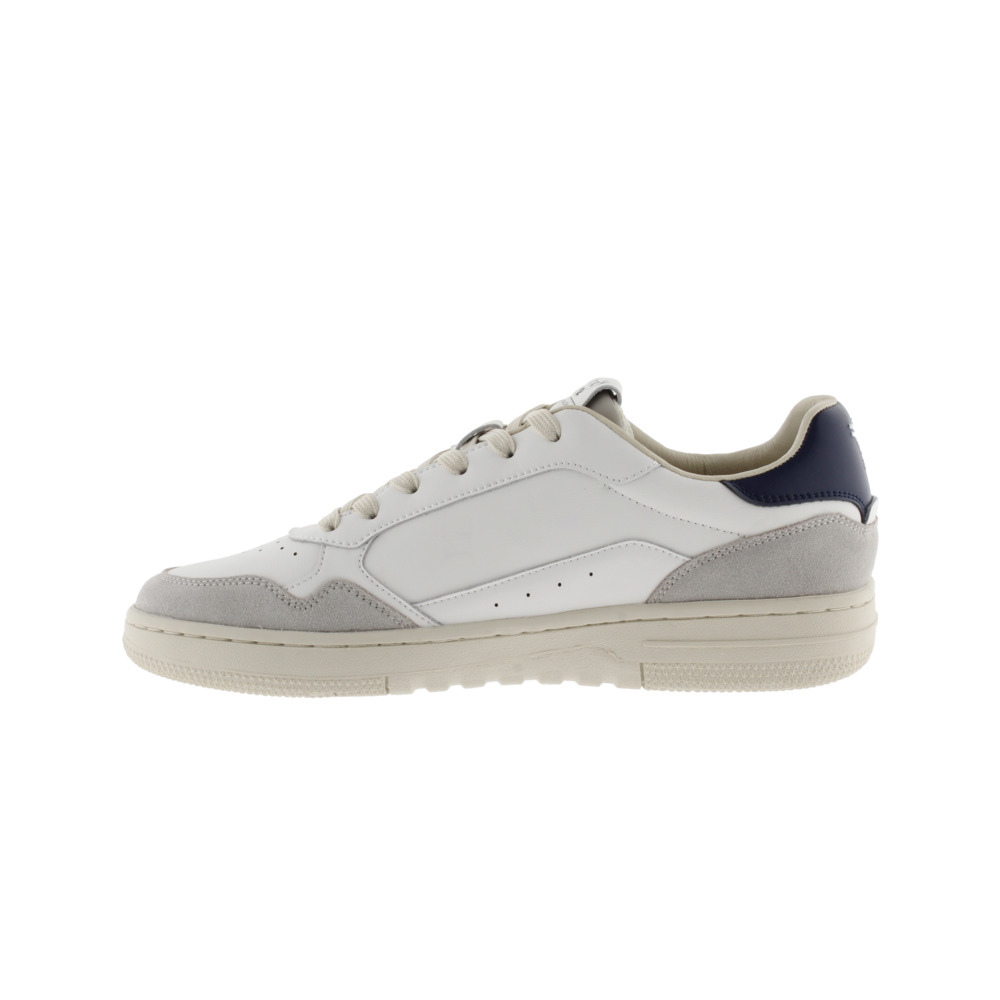 V. 1985 C80 Retro Classic lædersneakers med retrologo og kontrastfarvet ryg