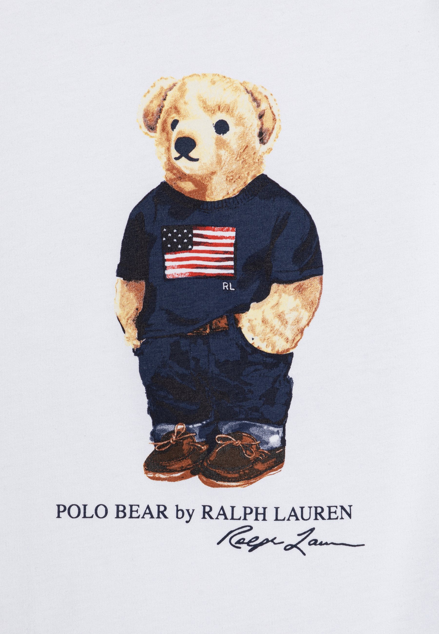 Ensemble pyjama Polo Ralph Lauren Ours - blanc/bleu marine