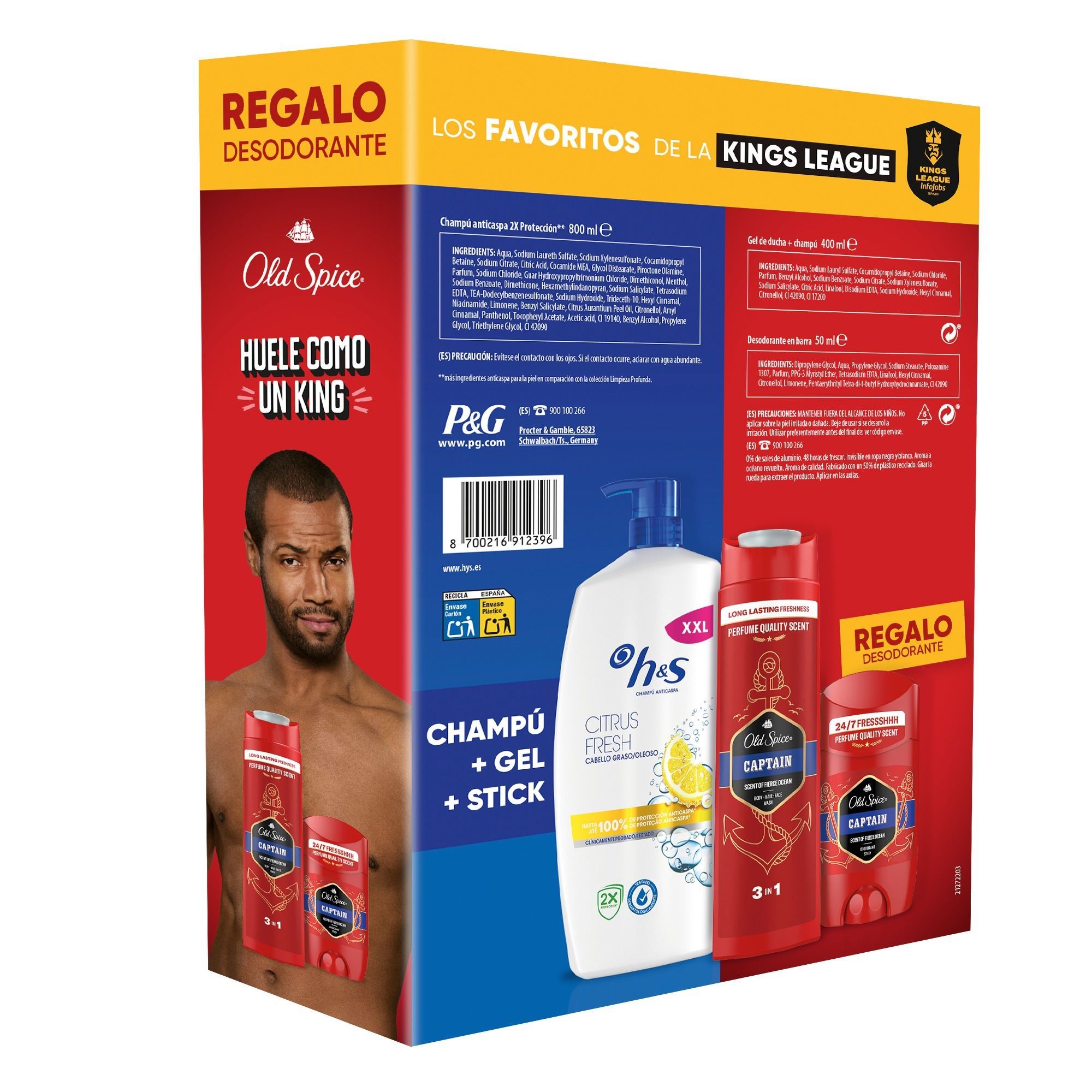 Paket favorita iz Kings League Toaletne torbice