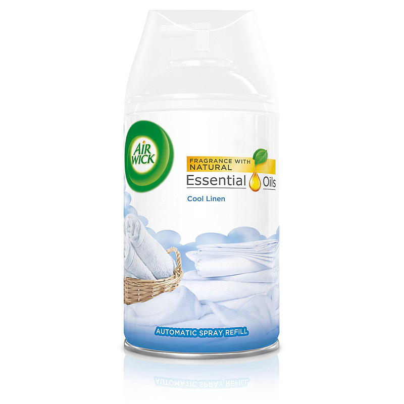 Recambio de ambientador AirWick de 250 ml, algodón y lino.