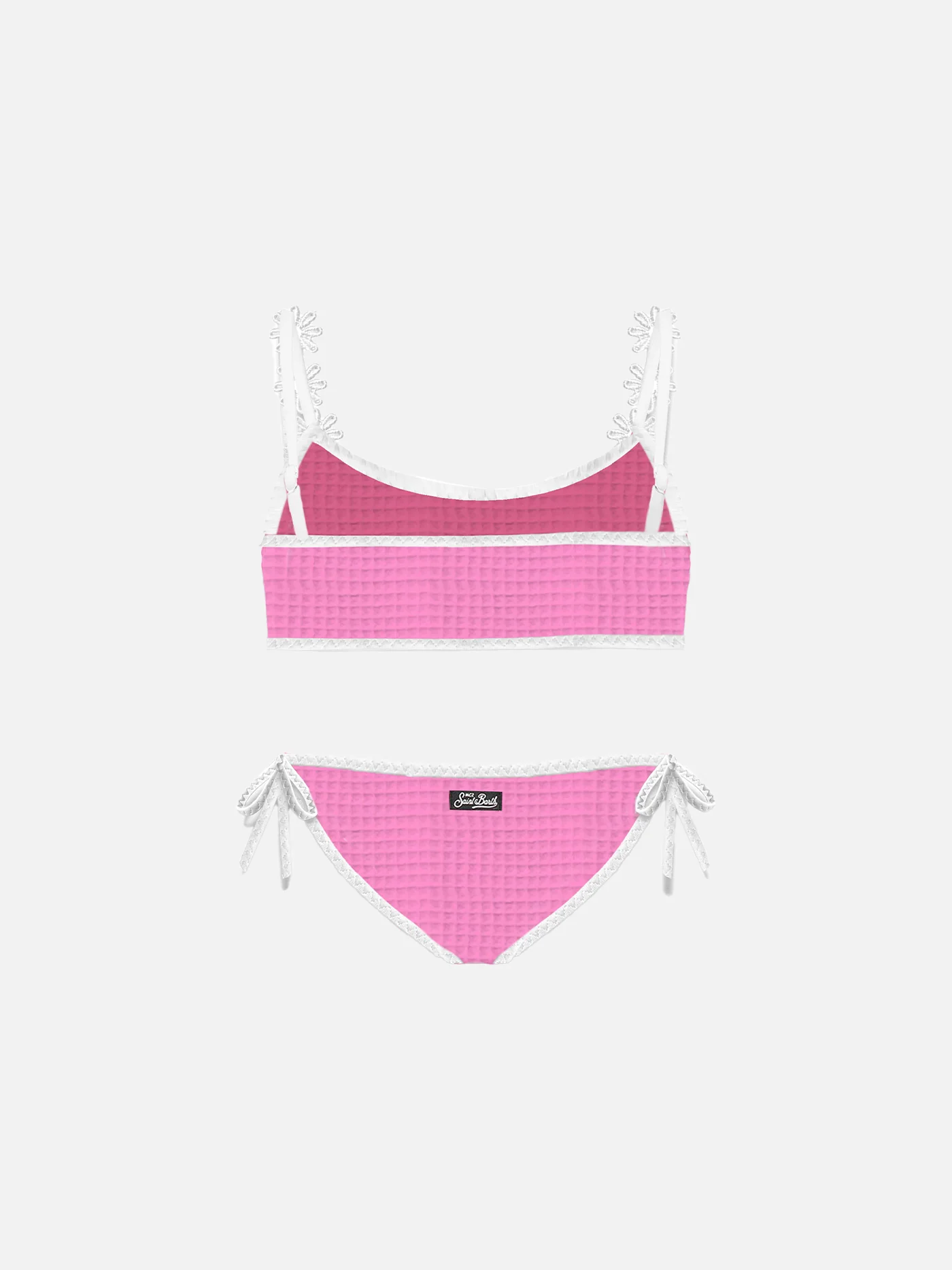 Djevojački bikini s vezenim braletteom