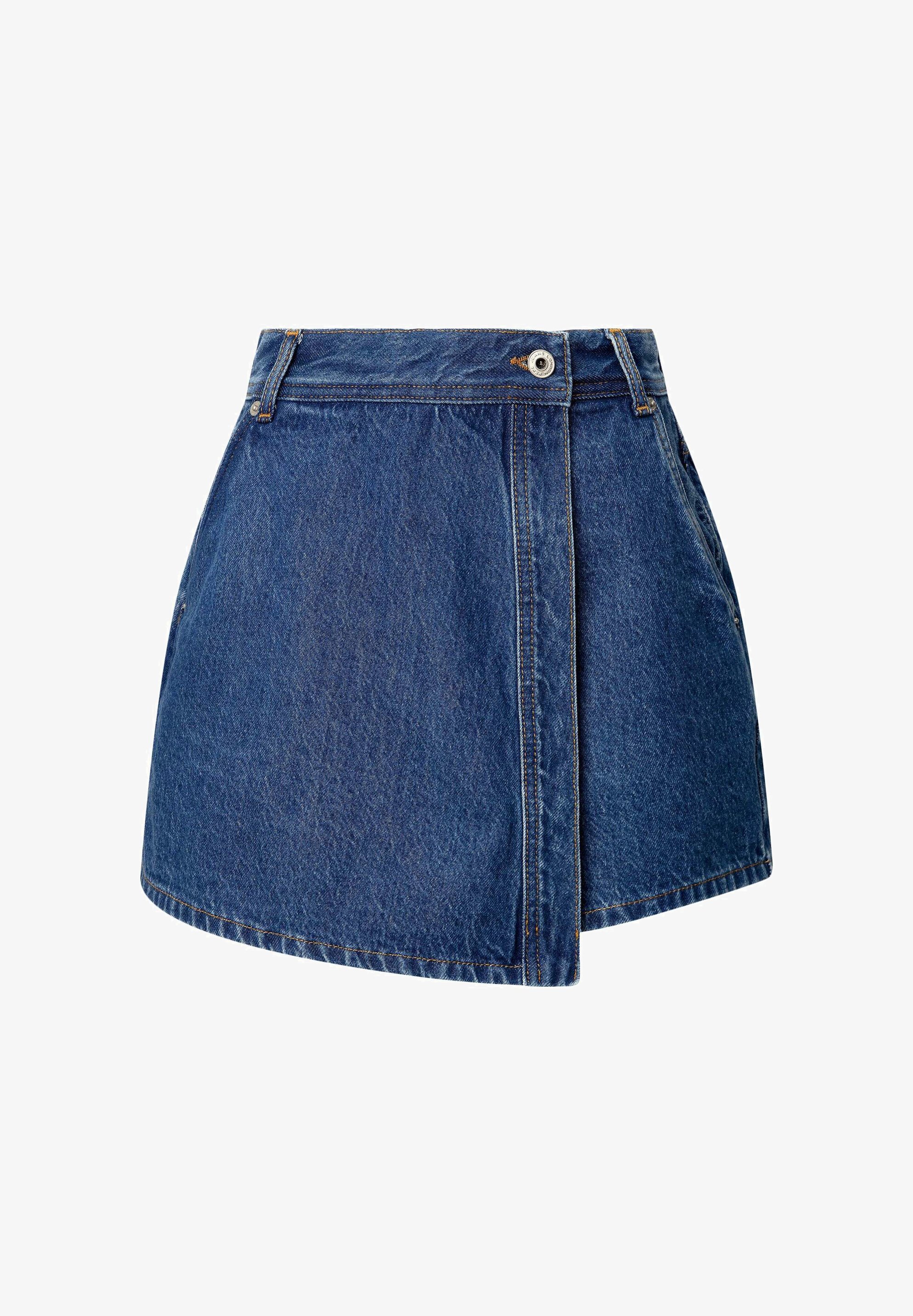 Pepe Jeans REGULAR - Spódnica kopertowa - denim
