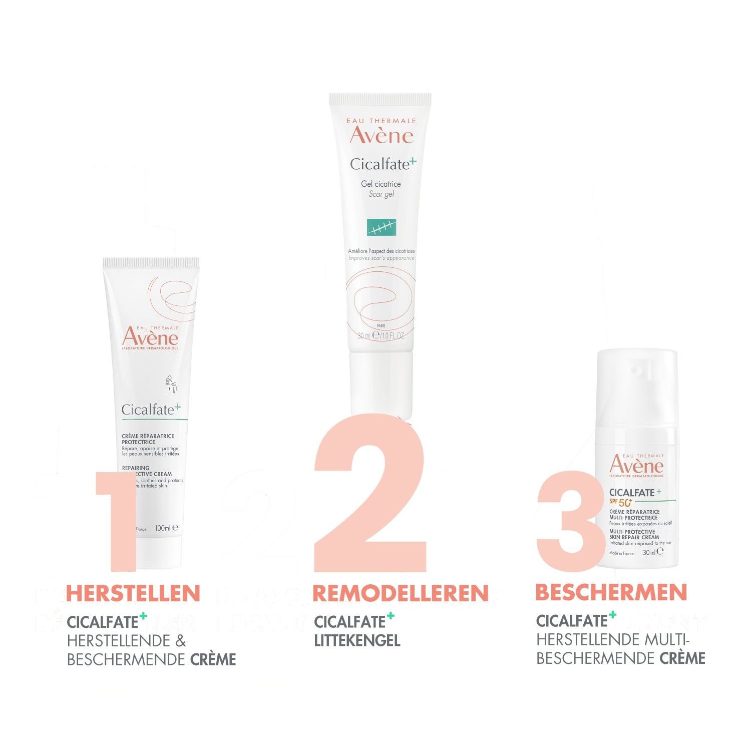 Avène Cicalfate krema za zaštitu rana + gel za ožiljke - 30 ml