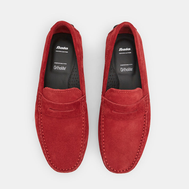 Herrloafers i läder