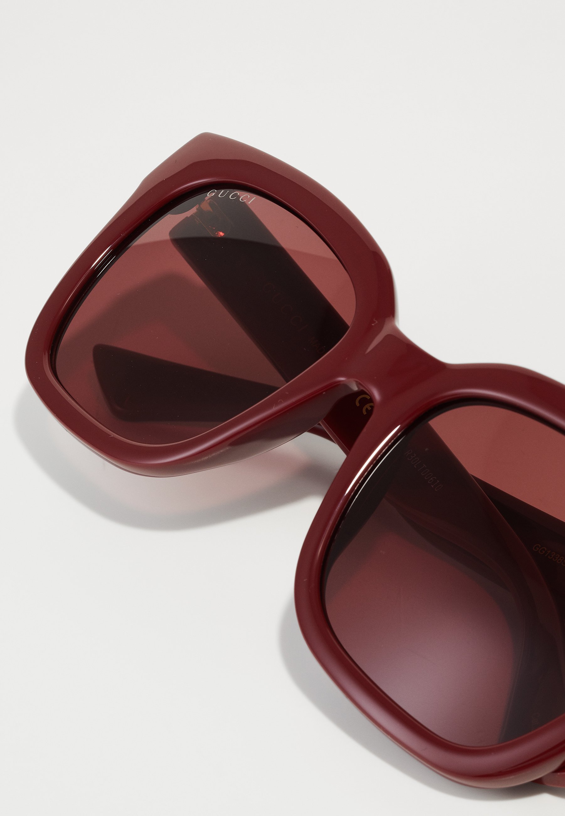 Gucci zonnebril - bordeauxrood/rood