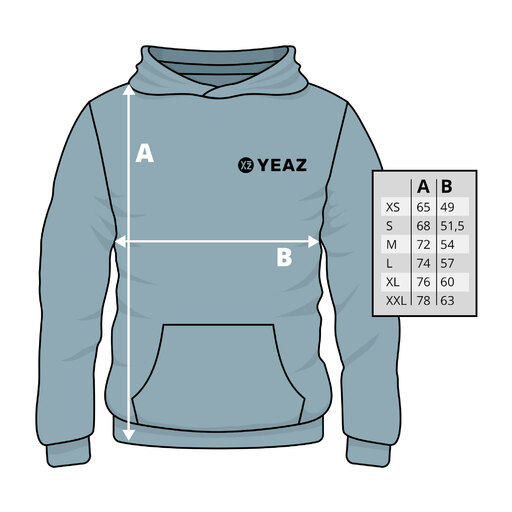 Sudadera Azul Con Capucha (Unisex) Yeaz Cushy