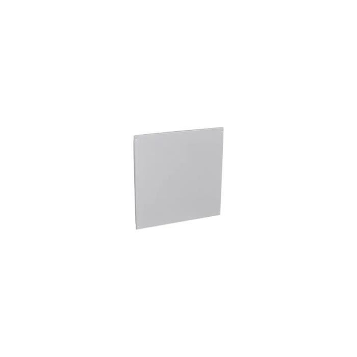 Pannello frontale interamente in metallo con viti prigioniere per armadi XL³4000 e XL³800 - altezza 600 mm - 24 moduli