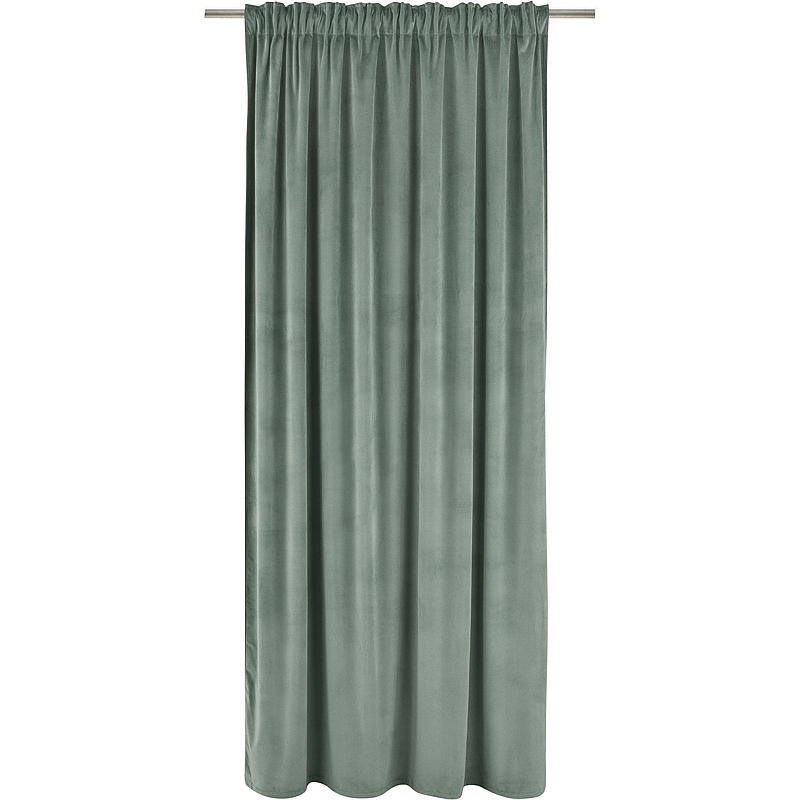 Hemgardin 140x160 cm sammet grön Lily