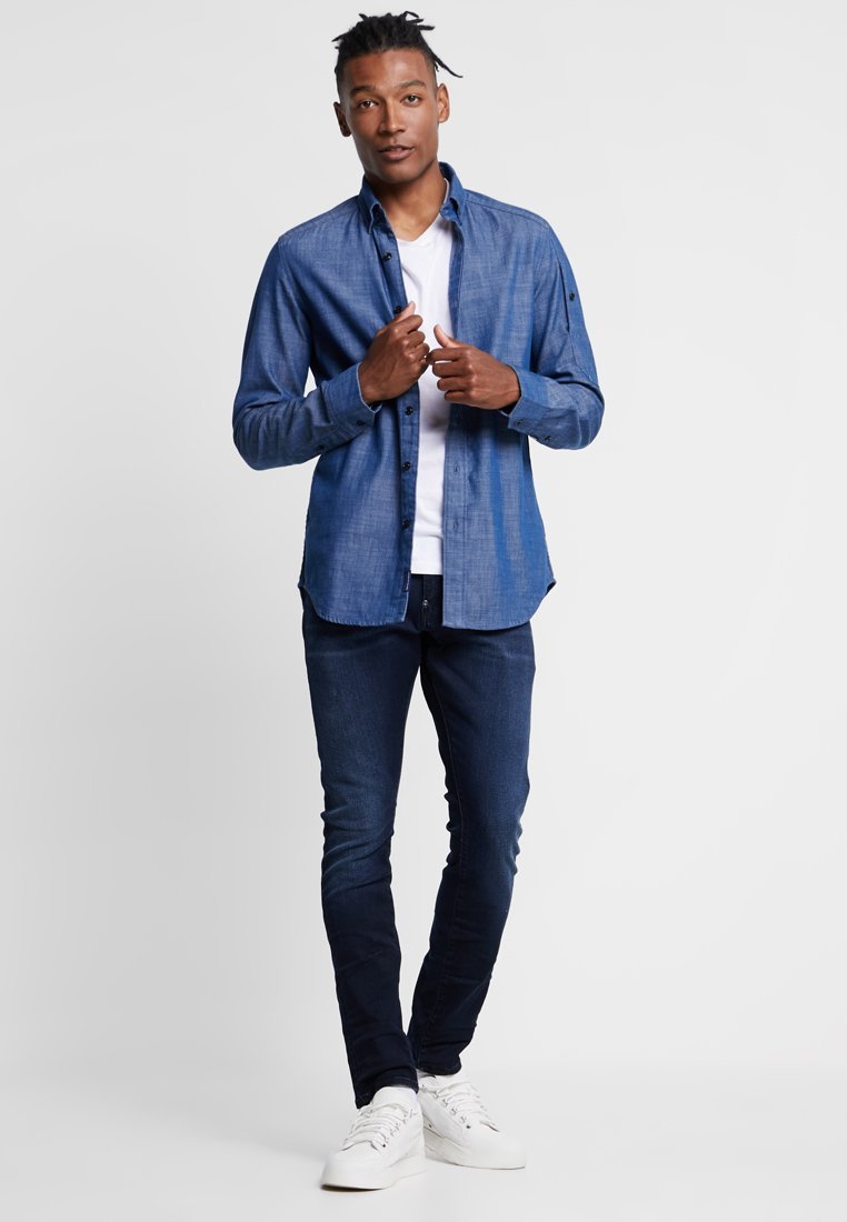 G-STAR RENVEND SKINNY - Jean coupe skinny - indigo super