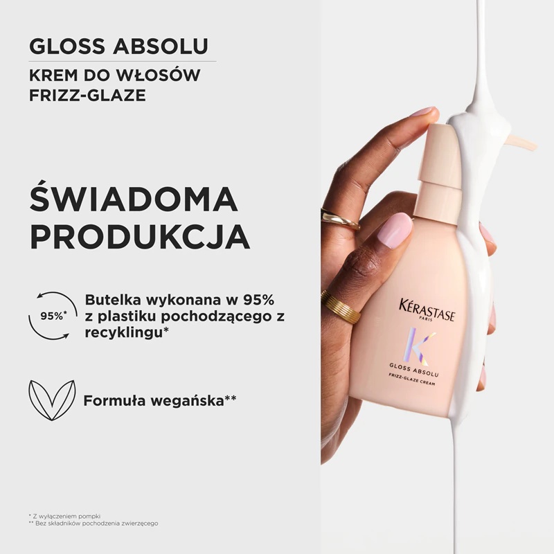 Kérastase Gloss Absolu Frizz - Glaze Cream veidojošs krēms pret čokurošanos