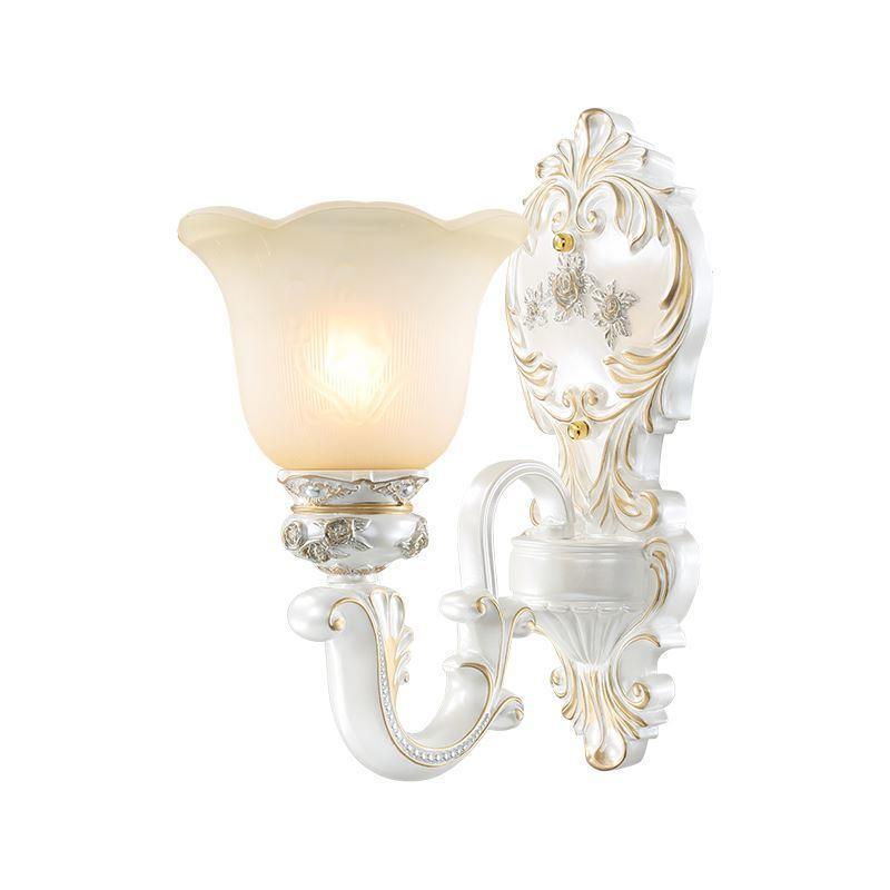 Lámparas de pared europeas para mesita de noche, luces para tocador de dormitorio, iluminación de pasillo y escalera, luz de pared de fondo para sala de estar, luces decorativas para hotel.