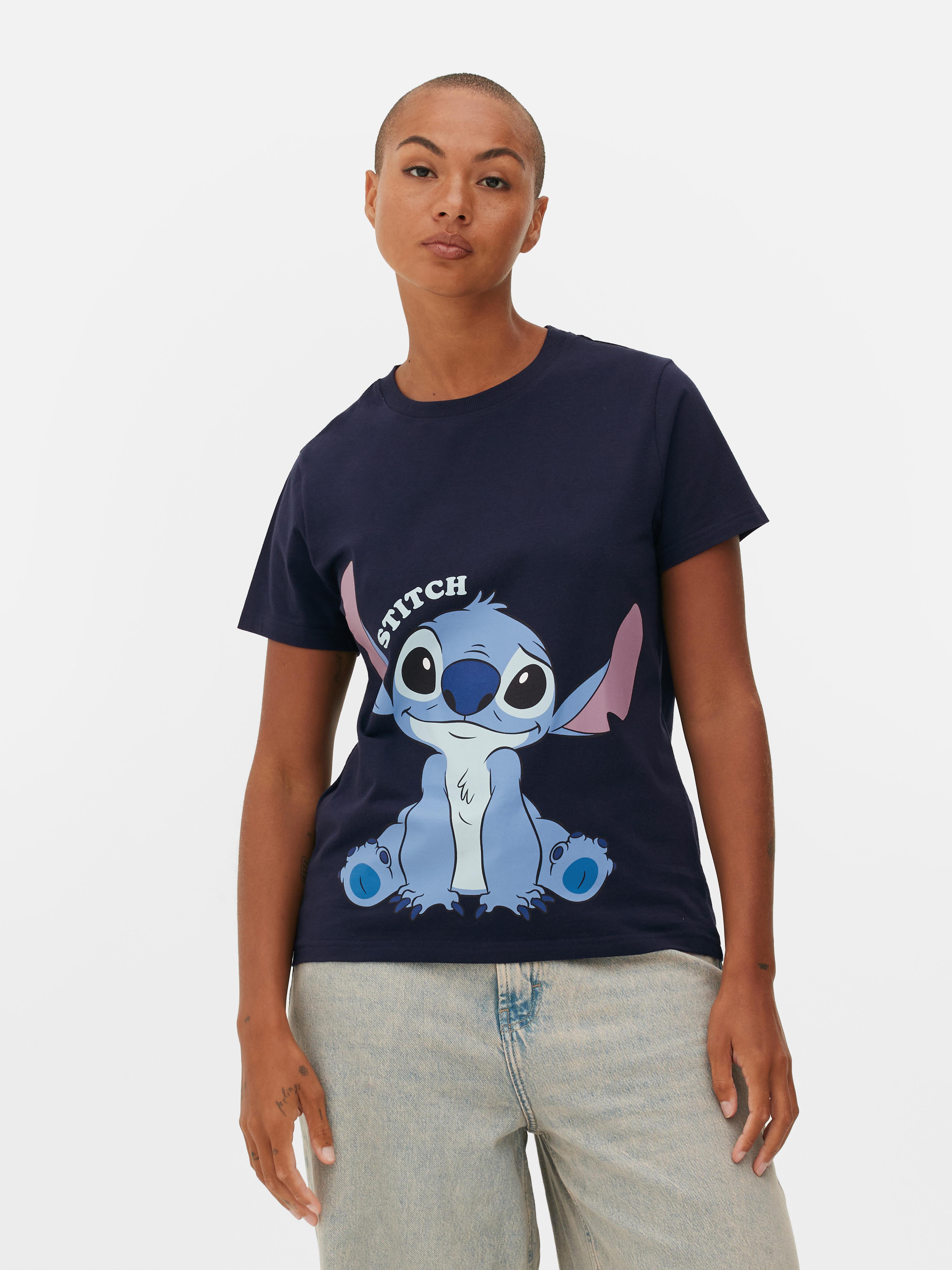 Disneyjeva majica Stitch Majica s okruglim izrezom, kratkim rukavima i Disneyjevim dizajnom Stitcha