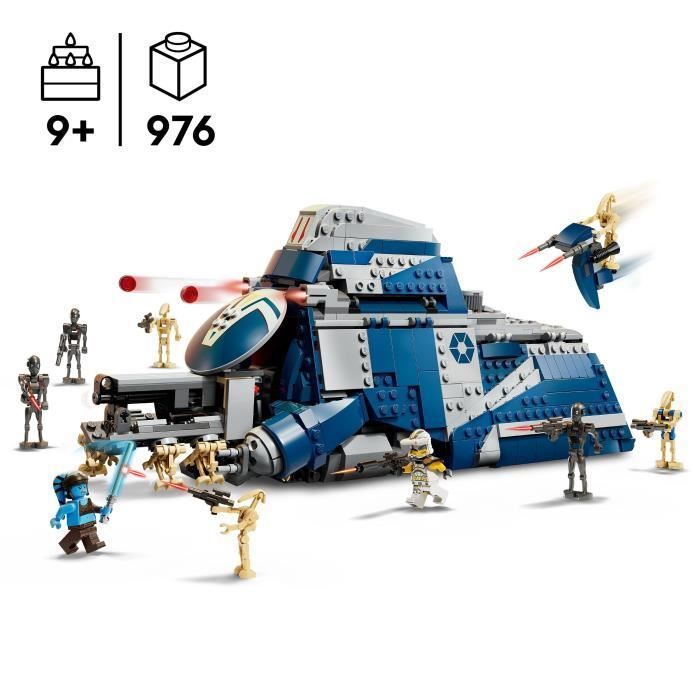 LEGO Star Wars 75435 Le Guerre dei Cloni La Battaglia Separatista di Felucia MTT