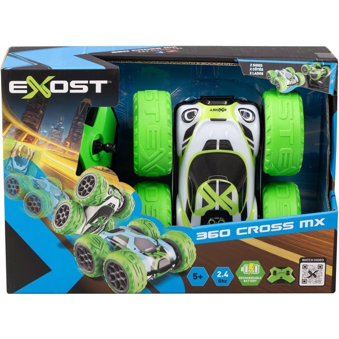 Radio-controlled car - EXOST - 360 Cross MX - 1/18 scale - 2.4 GHz - Rechargeable battery - Green - Ages 5+
