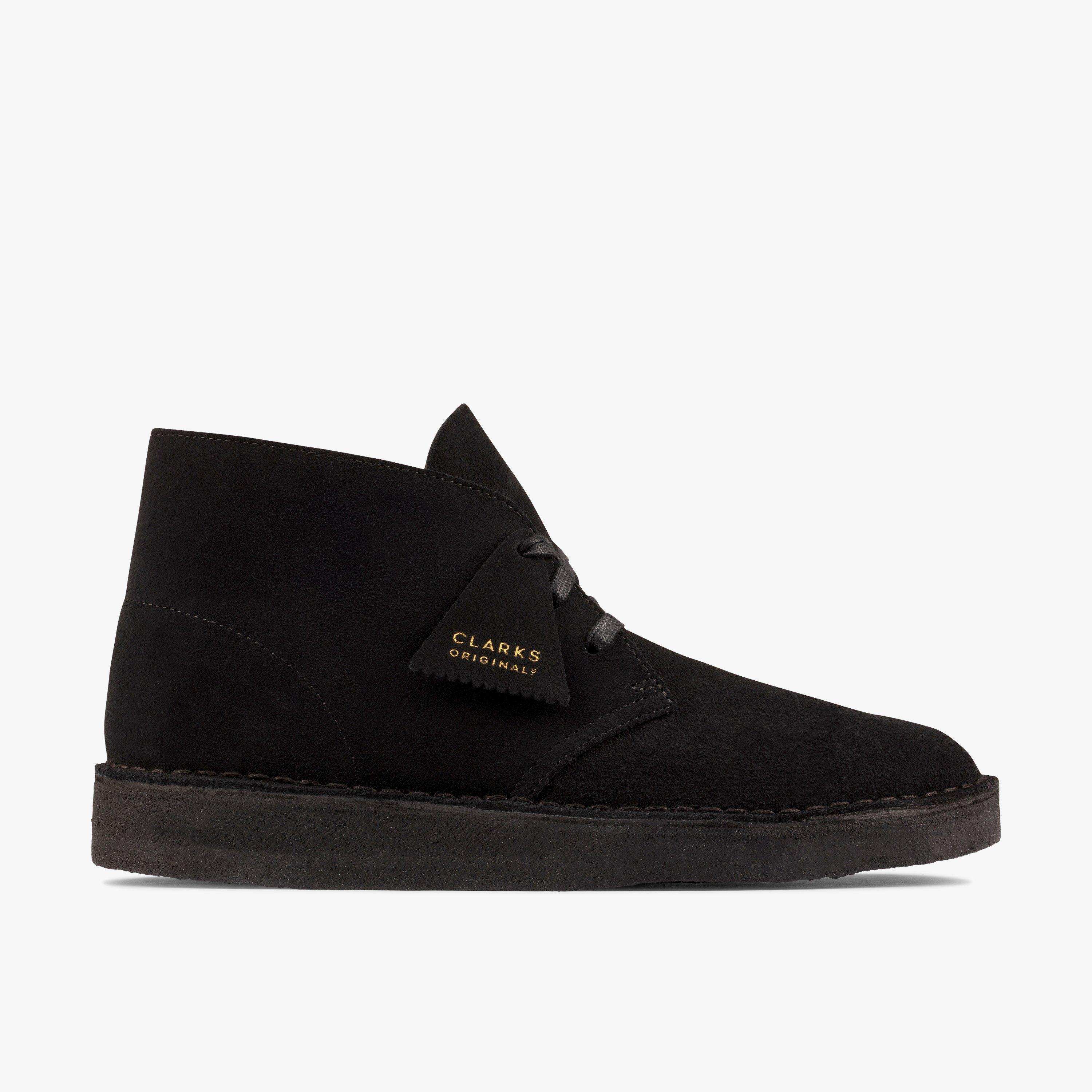 Desert Coal Black Suede