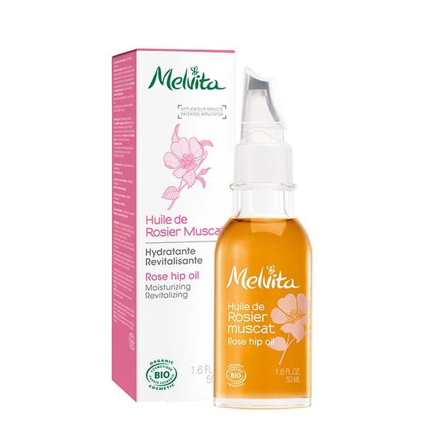 Huiles de Beauté Huile de Rosier Muscat - Olio viso idratante, Trattamento Rigenerante