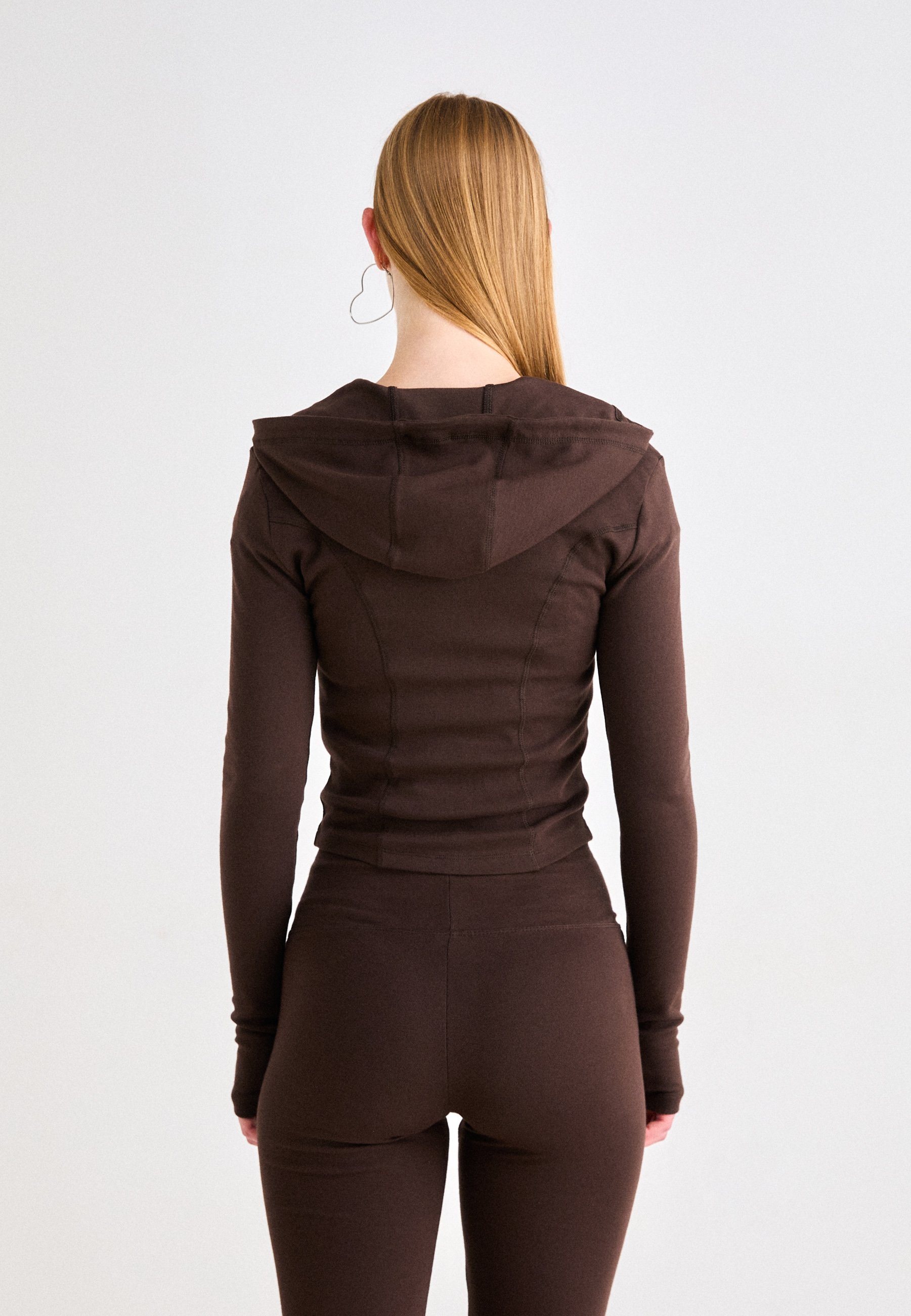 Veste à capuche zippée Gina Tricot - Veste d'entraînement - Java