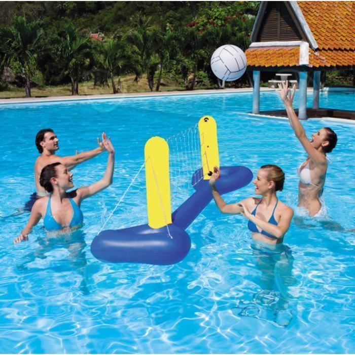 Juguetes de playa CONFO, red de voleibol acuático, soporte inflable para voleibol acuático, equipamiento deportivo