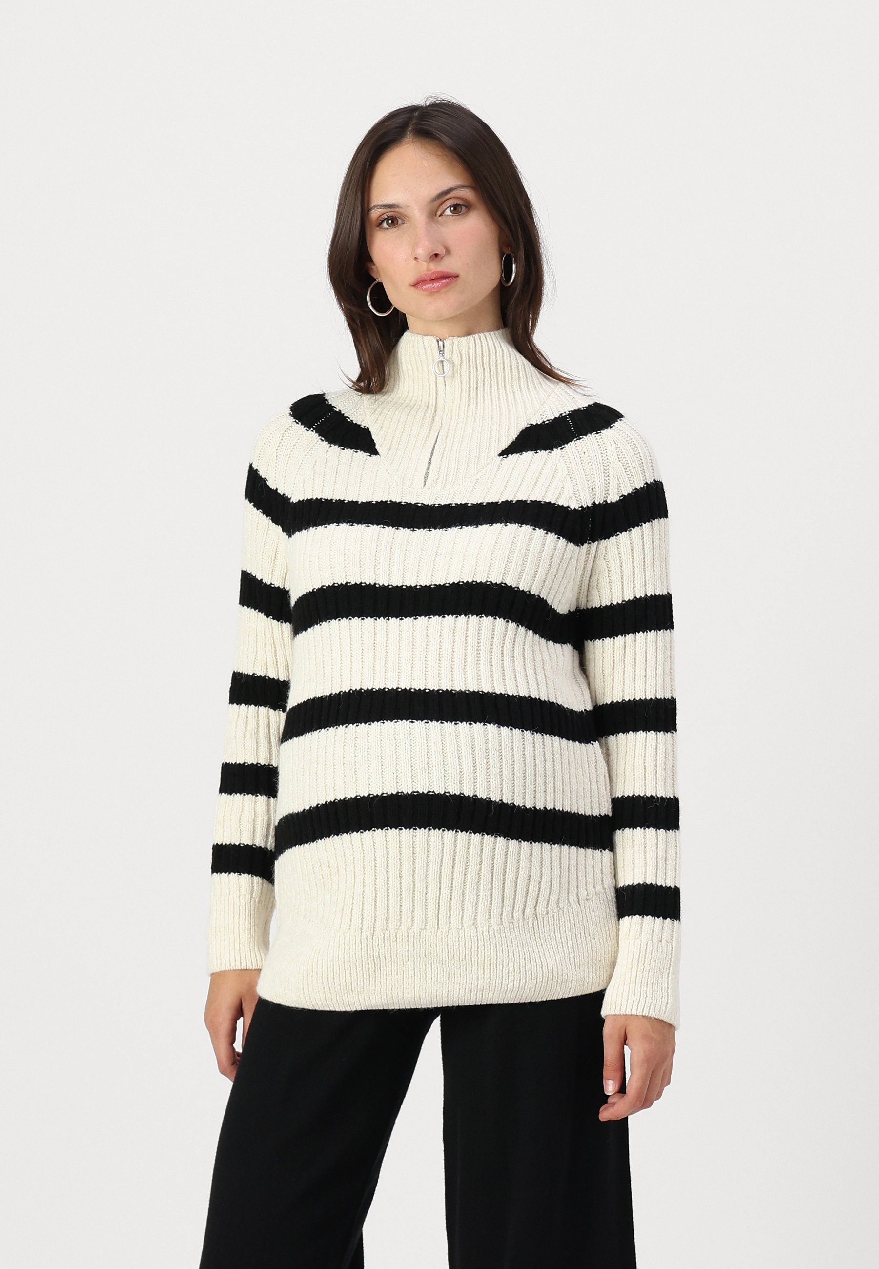 ONLY MATERNITY OLMLEISE FREYA - Trui - berkenhout/zwart