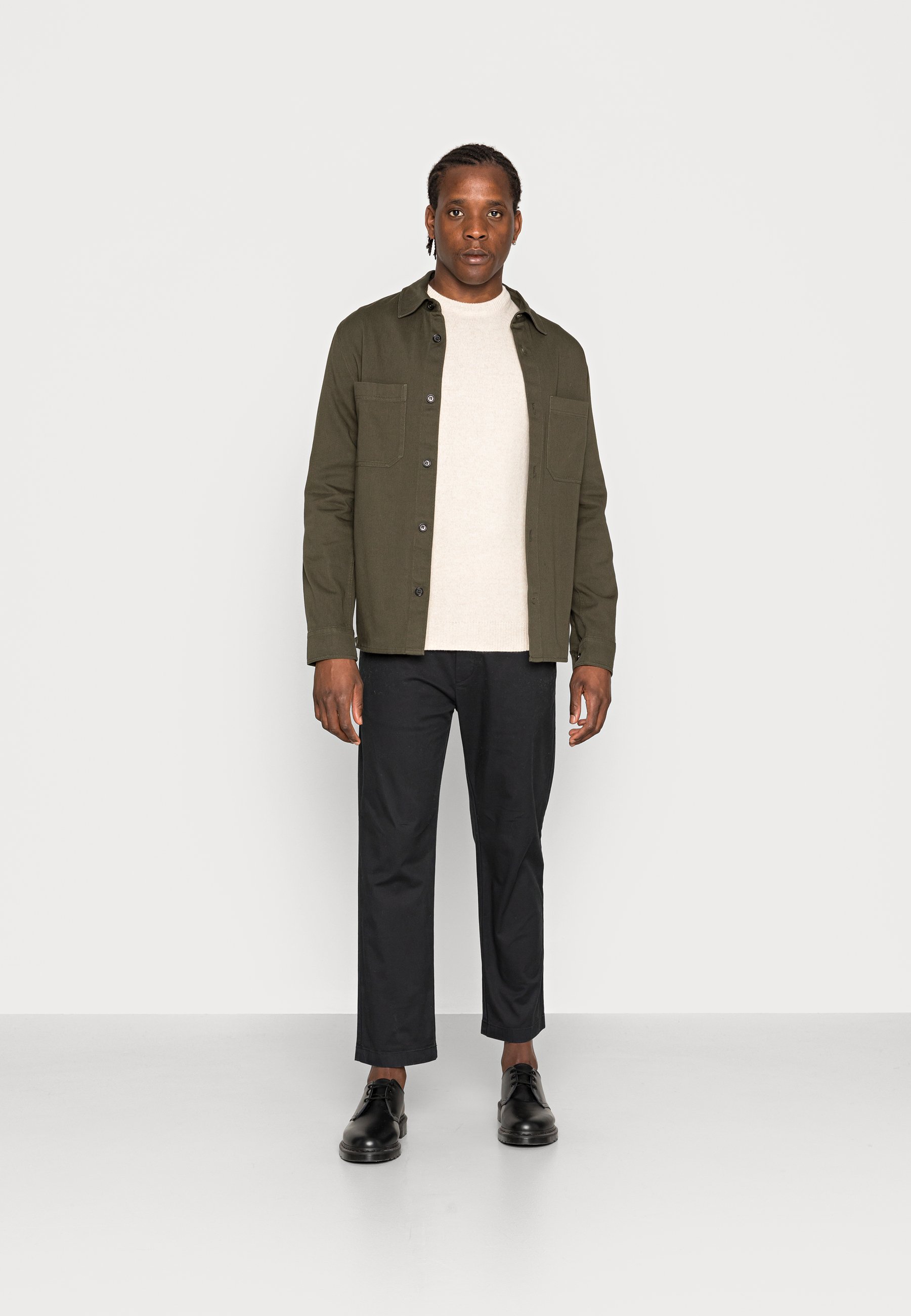 Casual Friday CFKARL CREW NECK - Svetr - light sand melange