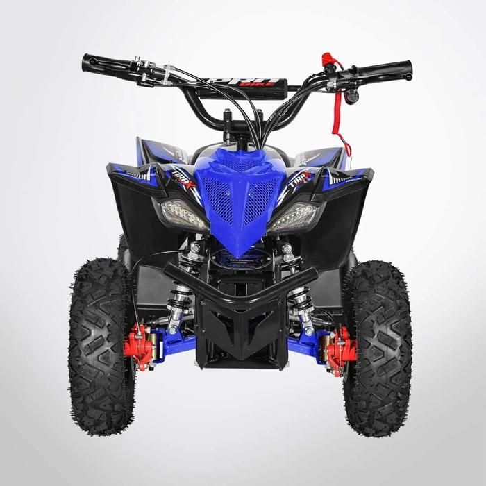 Quad de bolsillo TIRAX de 800 W - Mini quad eléctrico de 800 W para niños - Azul