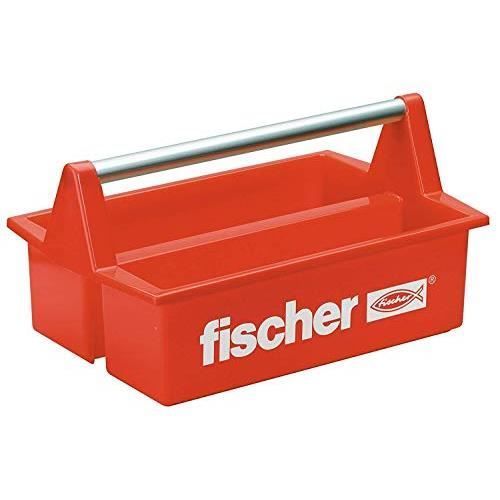 Caja de herramientas Fischer 775500 – Roja, facilita el almacenamiento