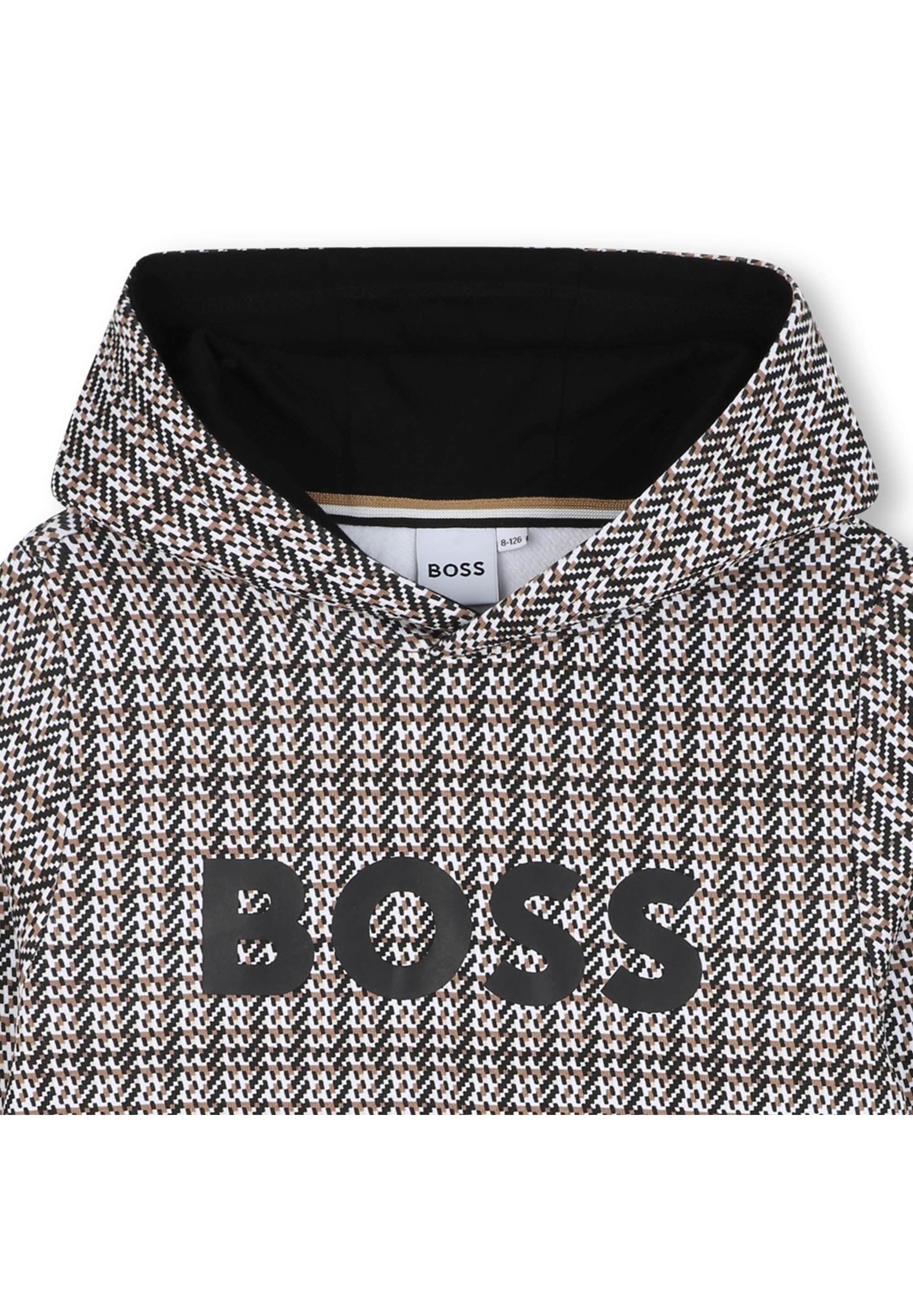 BOSS Kidswear JUNIOR HOODED - Hoodie - zwart