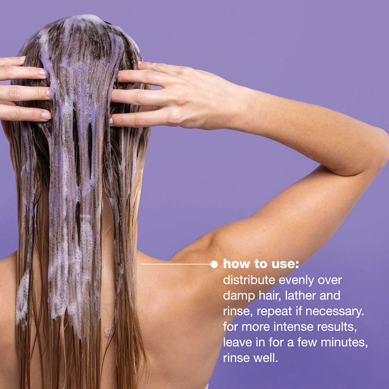 milk_shake® Silver Shine Shampoo für blondes Haar, das gelbliche Töne neutralisiert