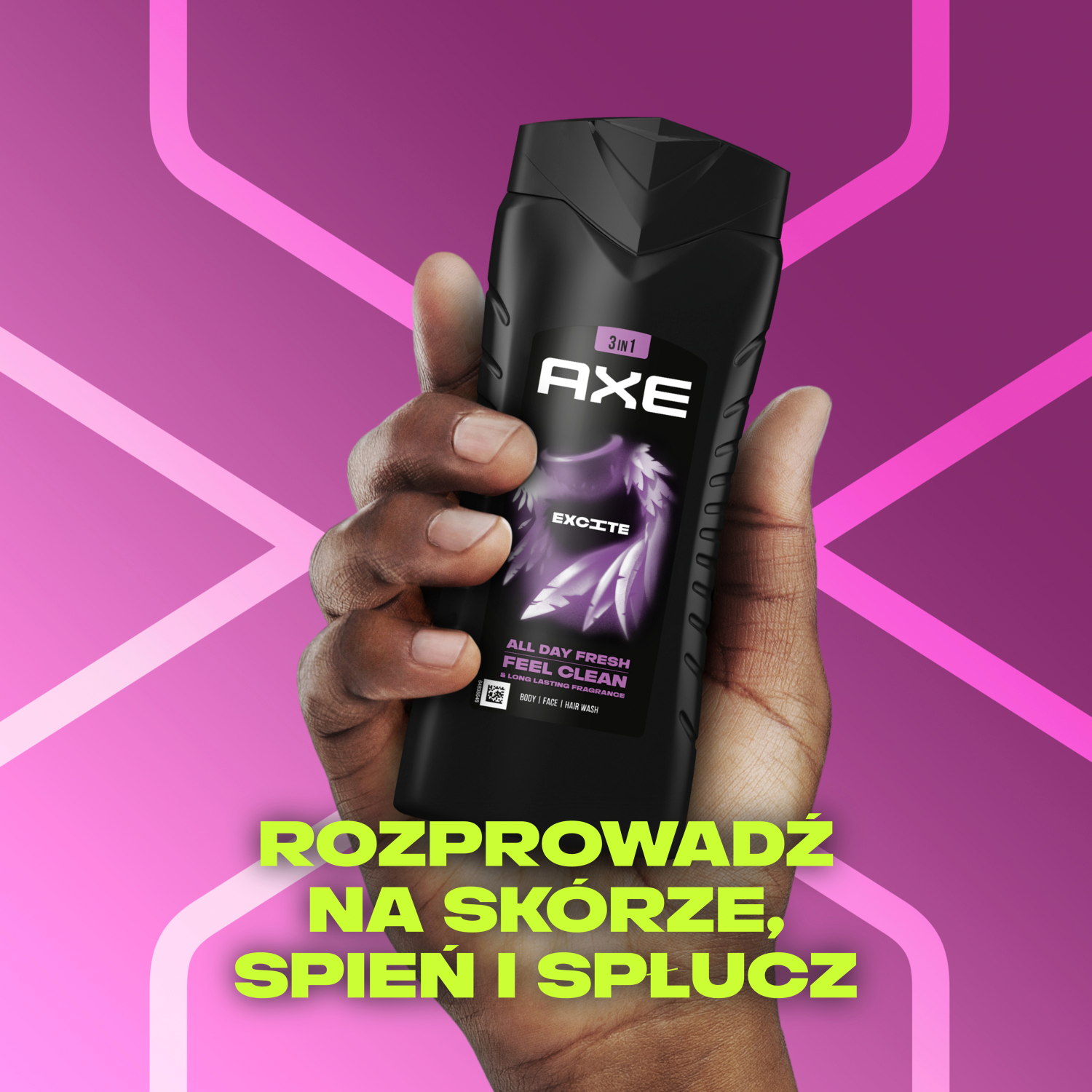 Axe dušas želeja vīriešiem 400ml Excite