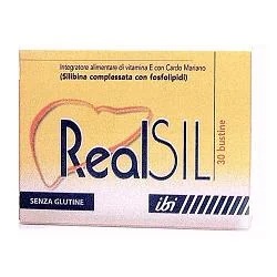 Suplemento alimentar Realsil com vitamina E e cardo-mariano, 30 sachês.