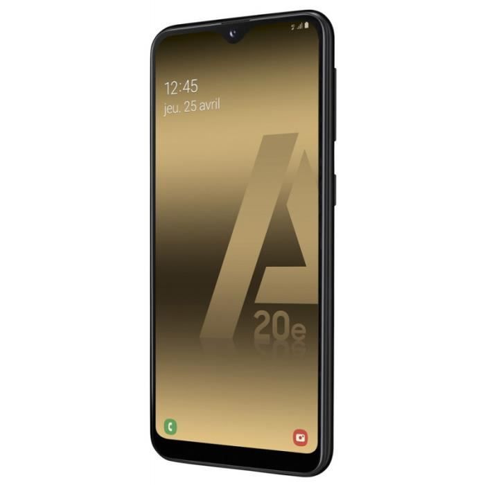 SAMSUNG Galaxy A20e 32 go Noir - Double sim - Reconditionné - Très bon état