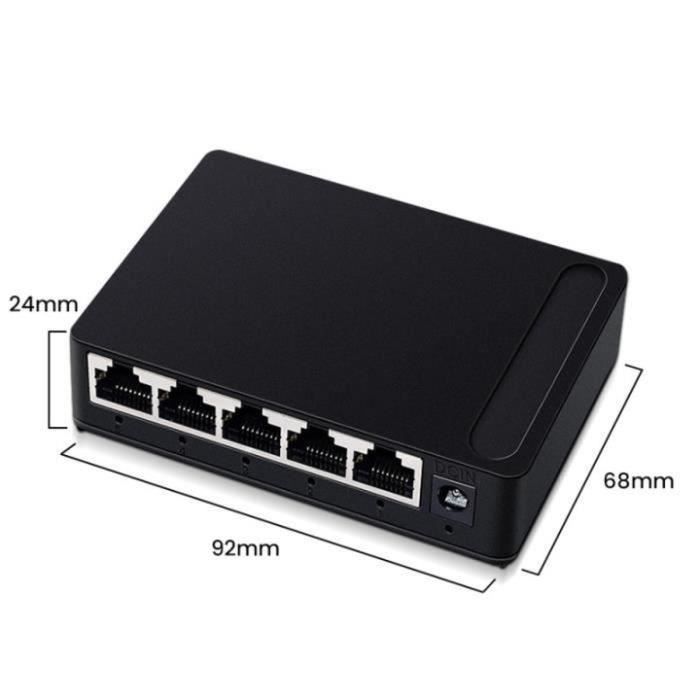 Network Switch And Hub - Gigabit Ethernet Switch 5 RJ45 ports 10-100-1002 Mbps